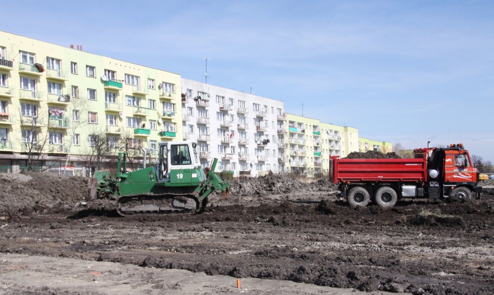 Ulica Armii Krajowej w przebudowie