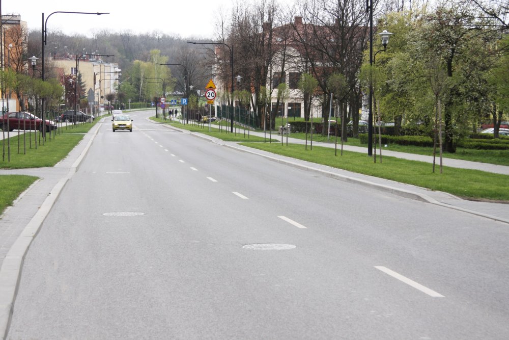 Wysprzątane drogi w mieście