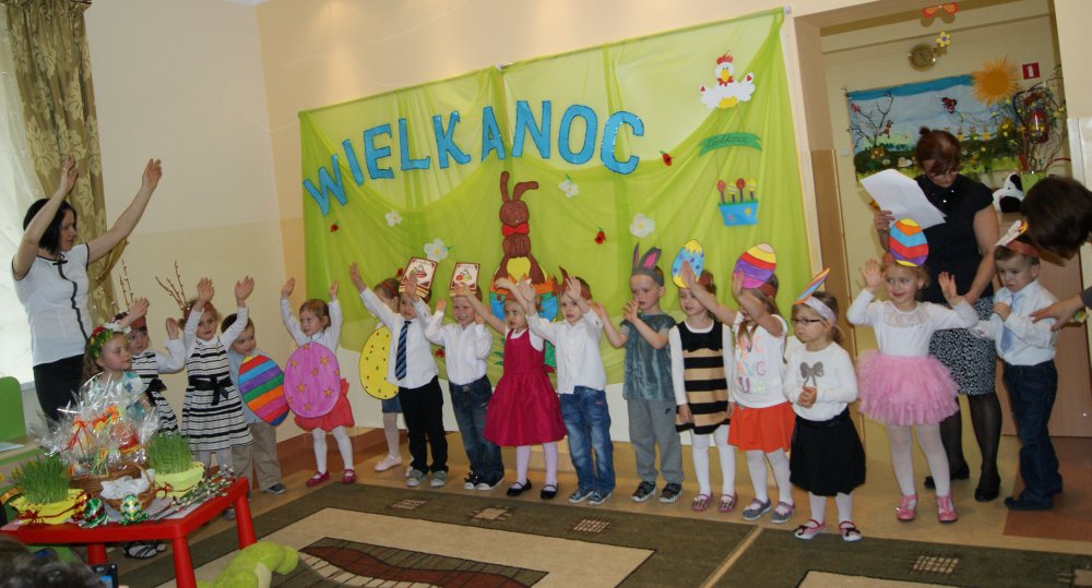 Wielkanocne spotkanie u maluchów z Krainy Przedszkolaka