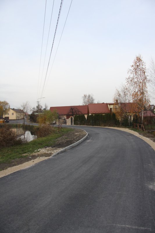 Gminne drogi po przebudowie