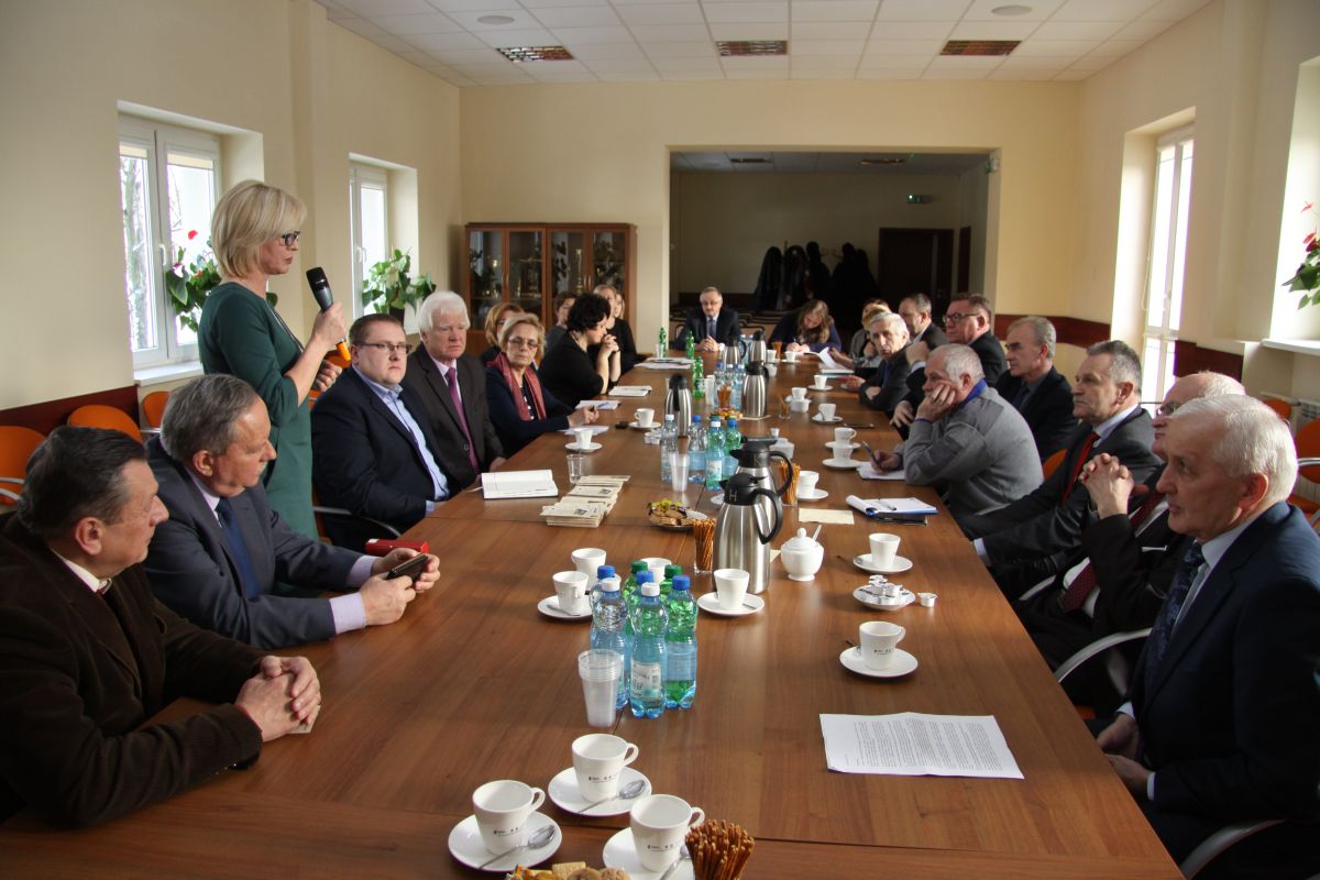Rozmawiali o buskim hospicjum.