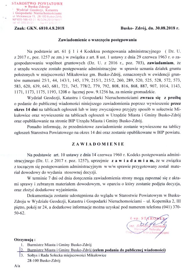 zawiadomienie gkn 6810 4 8 2018