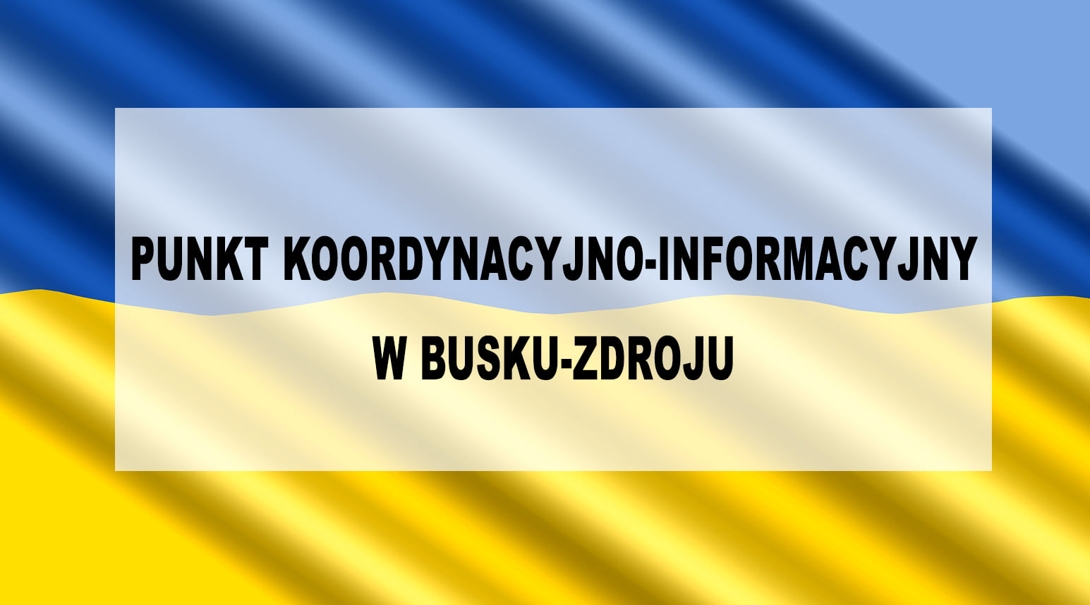 Koordynacja pomocy humanitarnej w Busku-Zdroju