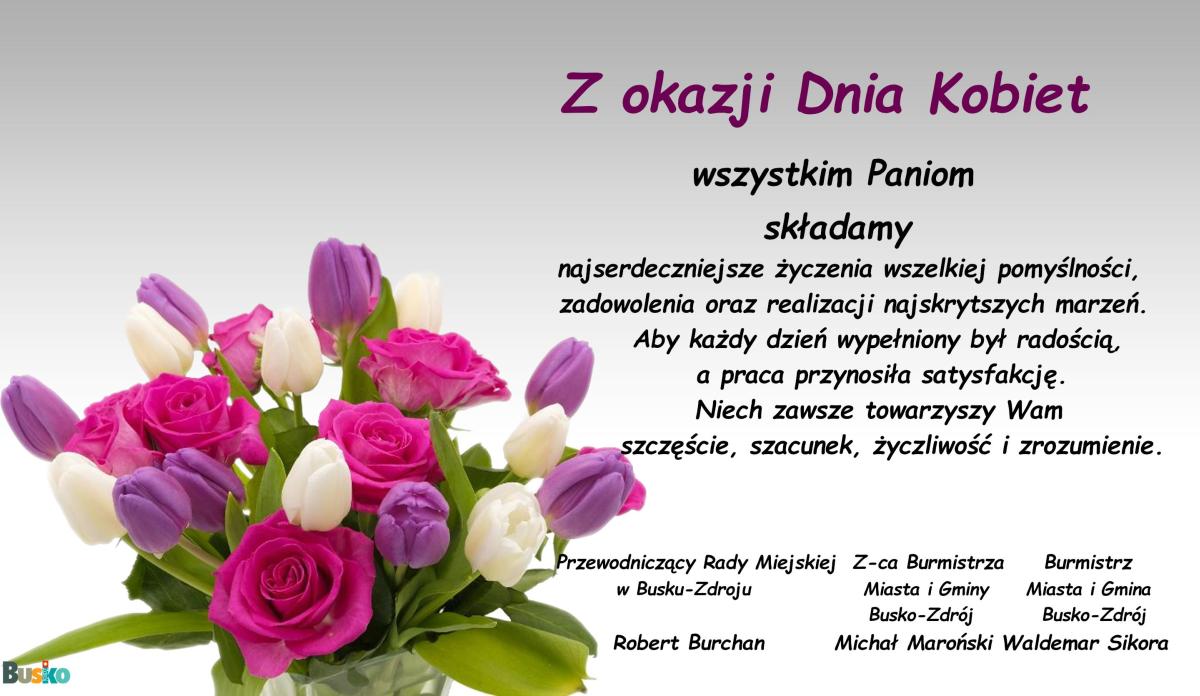 Wszystkiego najlepszego z okazji Dnia Kobiet