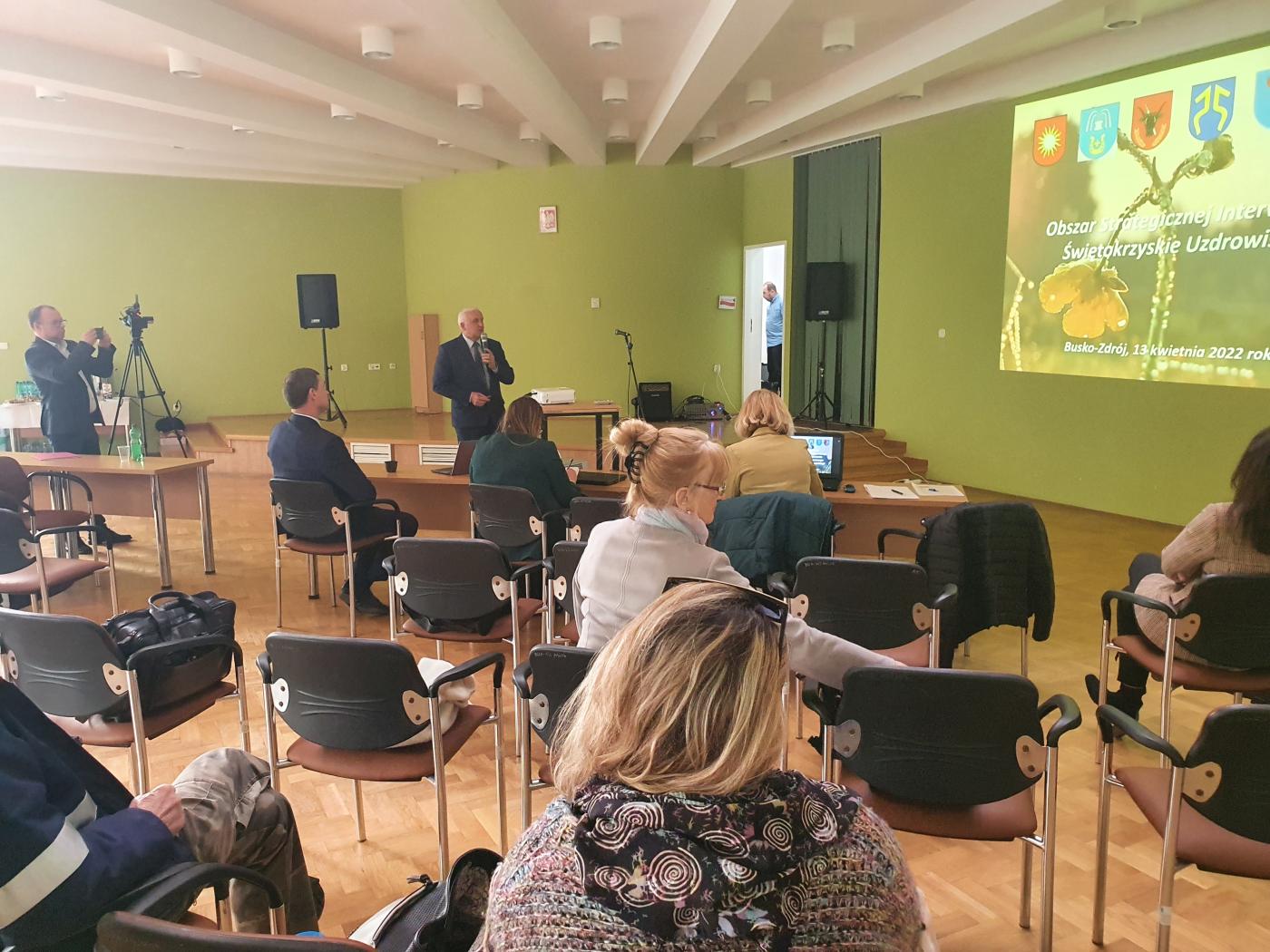Spotkanie z mieszkańcami Gminy Busko-Zdrój w sprawie OSI Świętokrzyskie Uzdrowiska