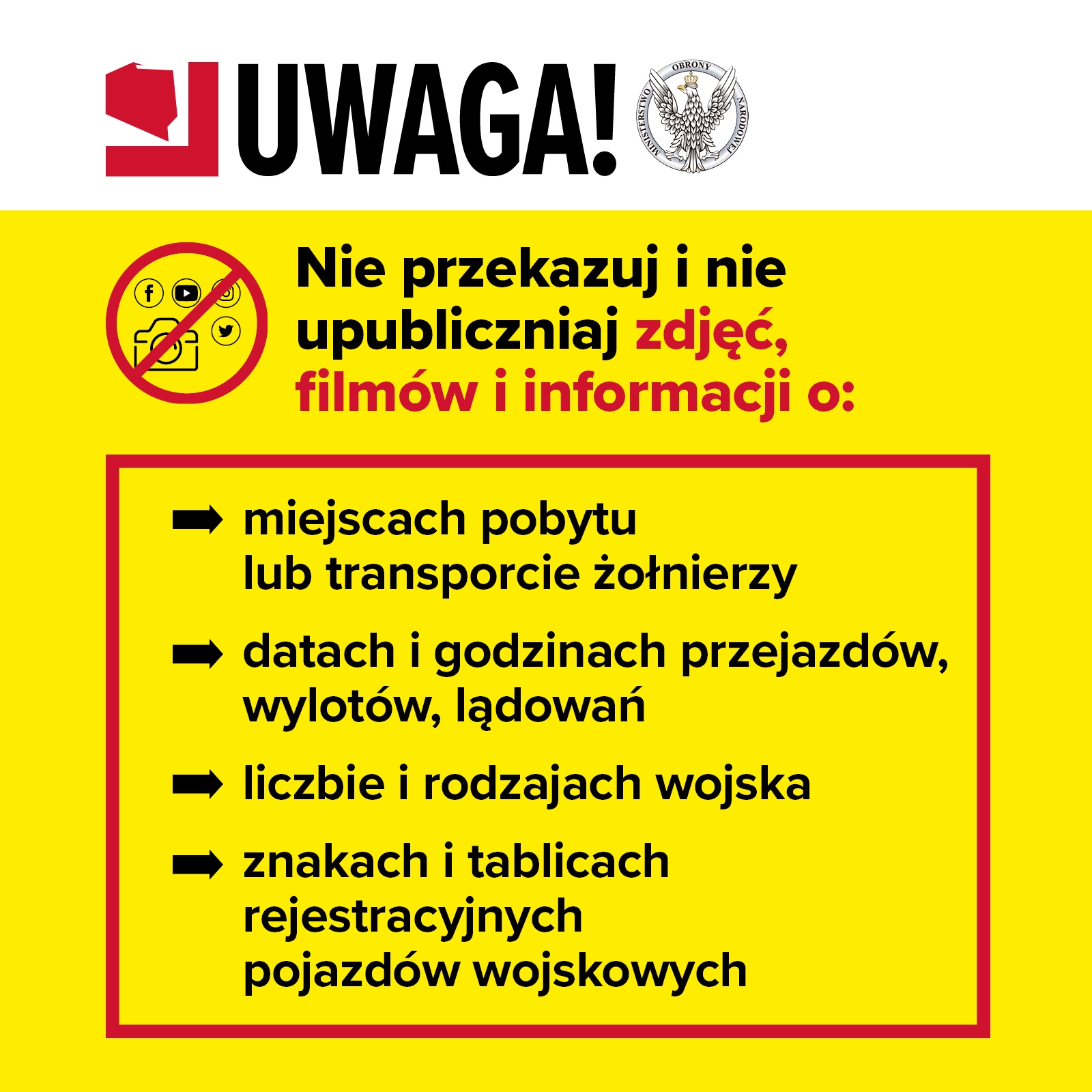 Informacja dla mieszkańców