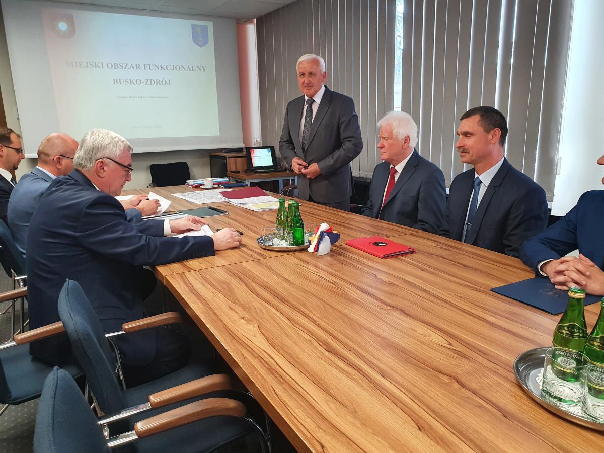 Spotkanie Partnerów MOF Busko-Zdrój z Marszałkiem Województwa Świętokrzyskiego 