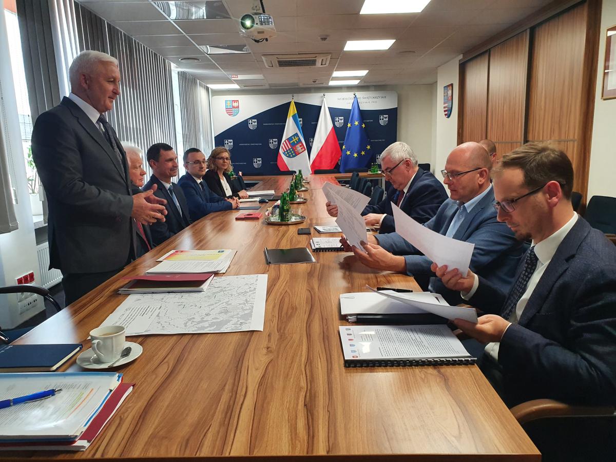 Spotkanie Partnerów MOF Busko-Zdrój z Marszałkiem Województwa Świętokrzyskiego 