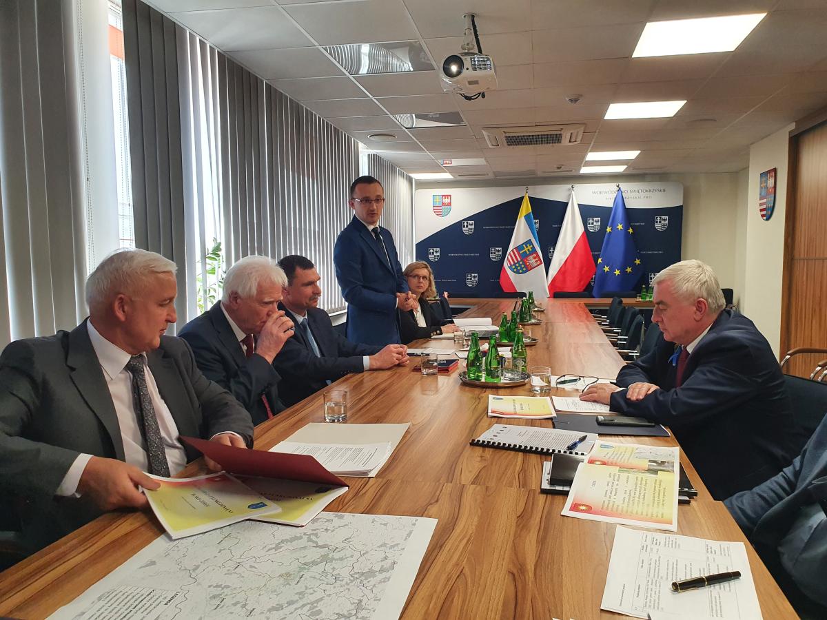 Spotkanie Partnerów MOF Busko-Zdrój z Marszałkiem Województwa Świętokrzyskiego 