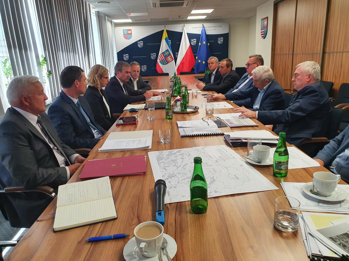 Spotkanie Partnerów OSI Świętokrzyskie Uzdrowiska z Marszałkiem Województwa Świętokrzyskiego 