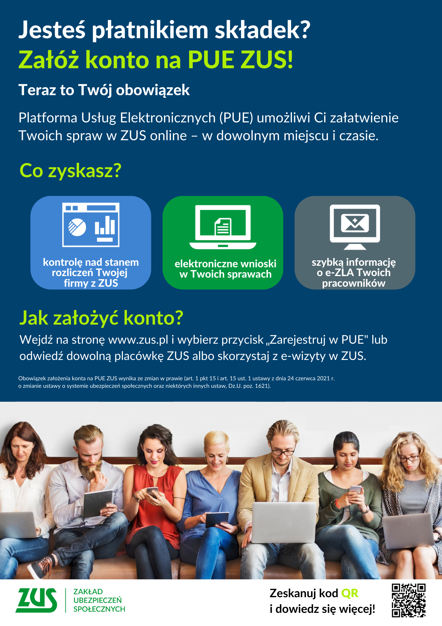 Obowiązkowy profil na PUE ZUS dla płatnika składek do 30.12.2022