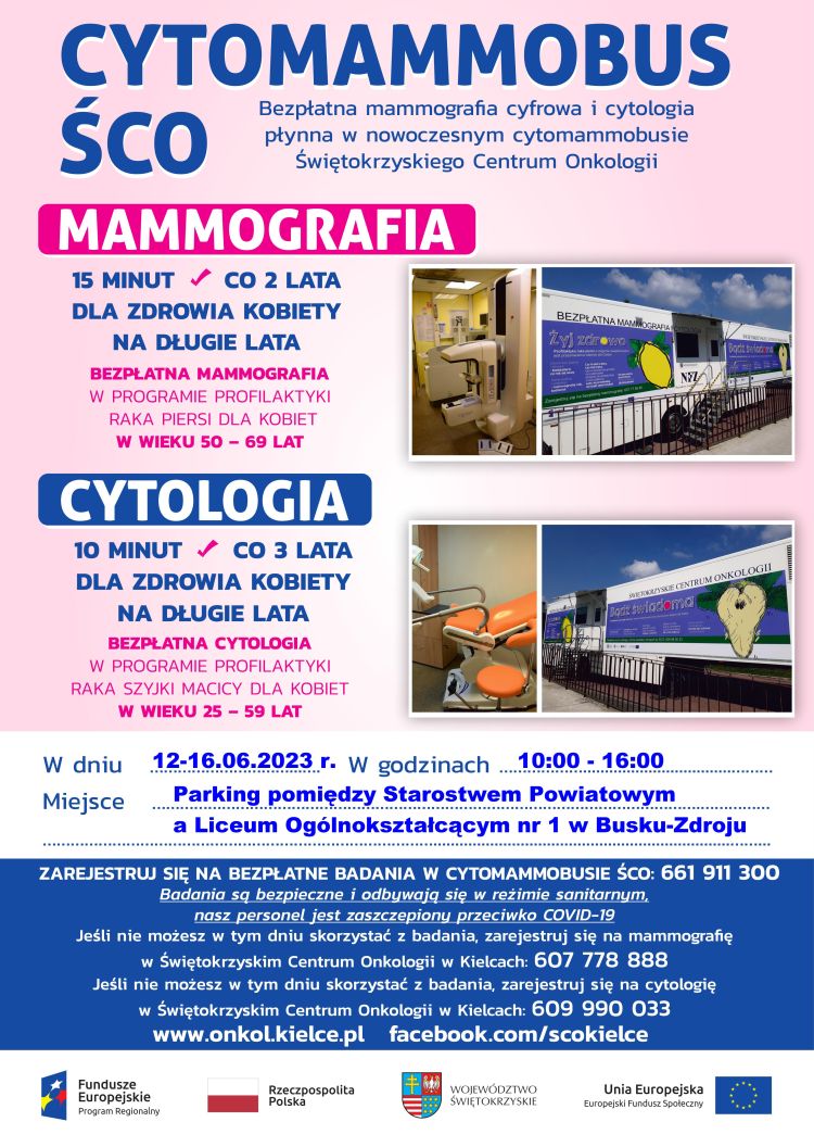 Bezpłatne badania dla kobiet 