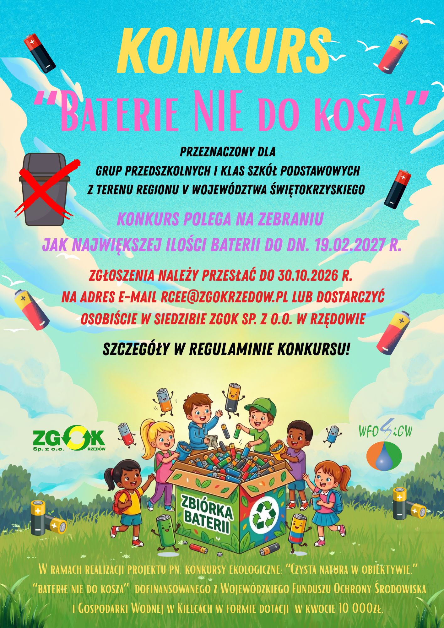 Baterie NIE do kosza