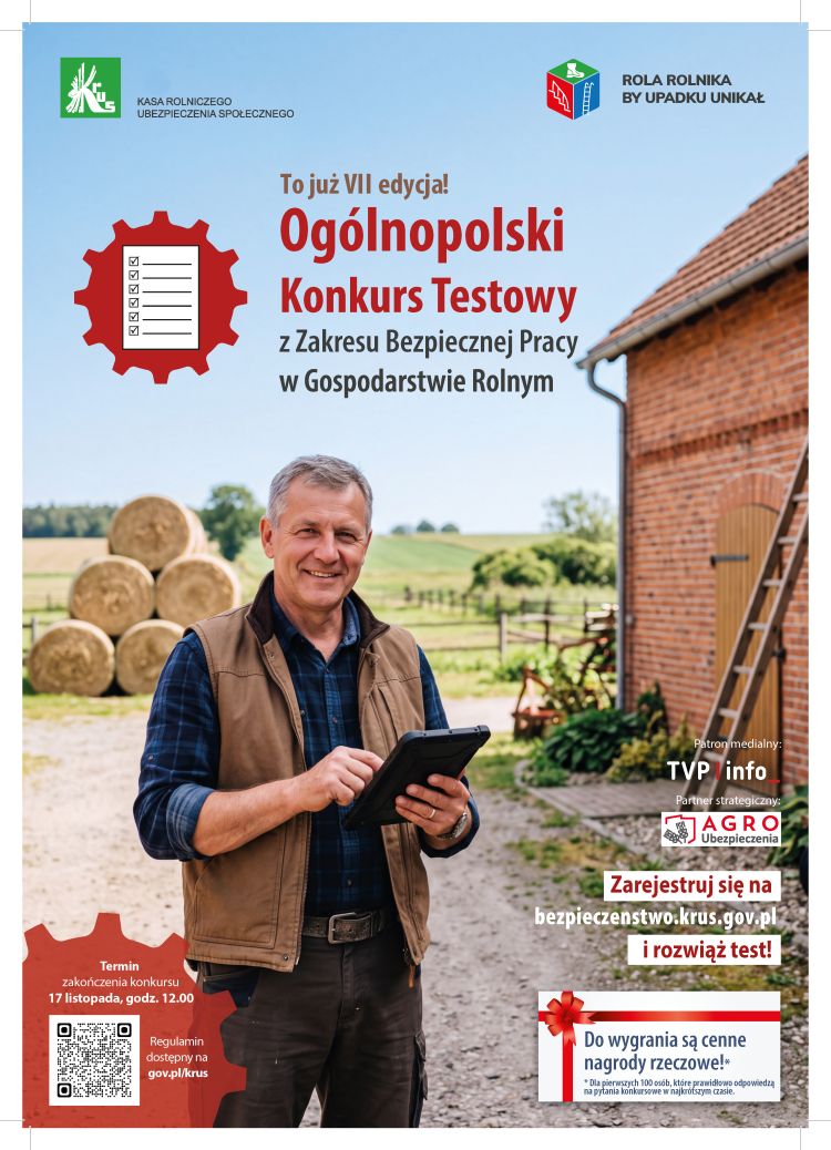 Plakat konkurs testowy akceptacja tvp info i agro