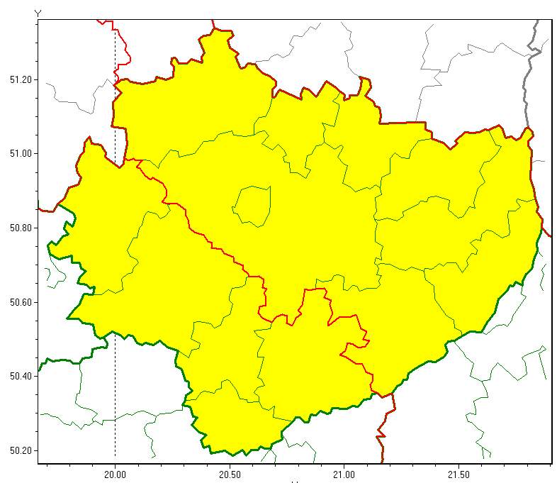 Ostrzeżenia IMGW: Opady marznące