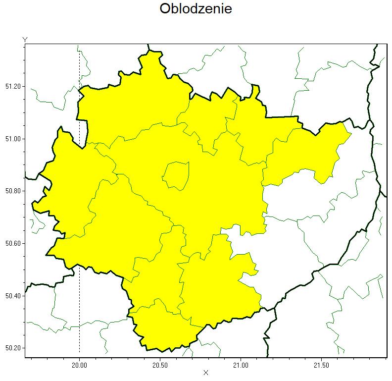 Ostrzeżenia IMGW: Oblodzenie