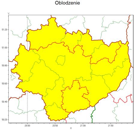 Ostrzeżenia IMGW: Oblodzenie