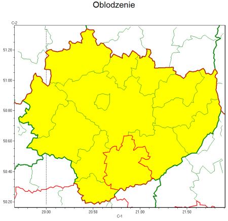 Ostrzeżenia IMGW: Oblodzenie