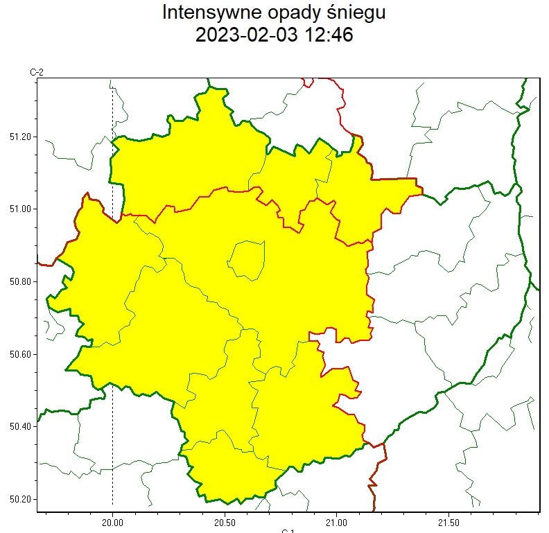 Intensywne opady śniegu/1