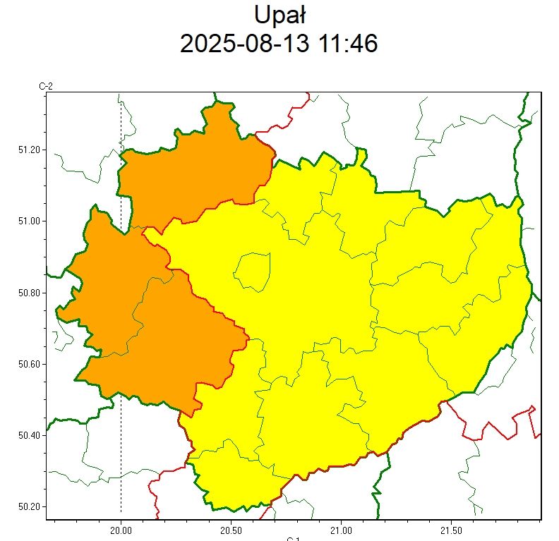 Ostrzeżenia IMGW: Upał