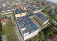 Instalacja solarna dla budynków Pływalni Miejskie, Szkoły Podstawowej nr 3 i Samorządowego Gimnazjum nr 1 w Busku-Zdroju.