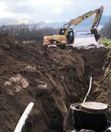 Rozpoczęła się budowa kanalizacji sanitarnej w Szczaworyżu.