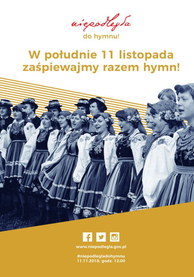 „Niepodległa do Hymnu” – włącz się w ogólnopolskie śpiewanie 11 listopada