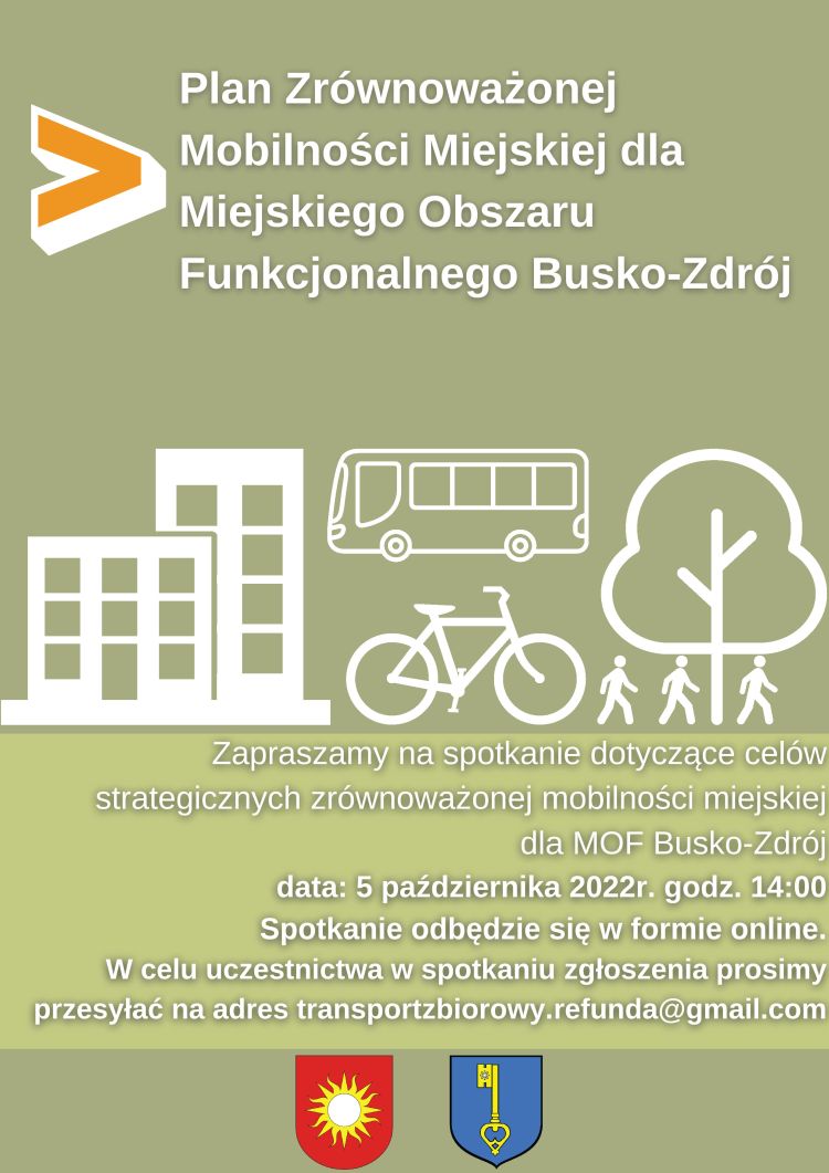 Plan Zrównoważonej Mobilności dla Miejskiego Obszaru Funkcjonalnego Busko-Zdrój 