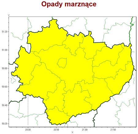 mapa opady